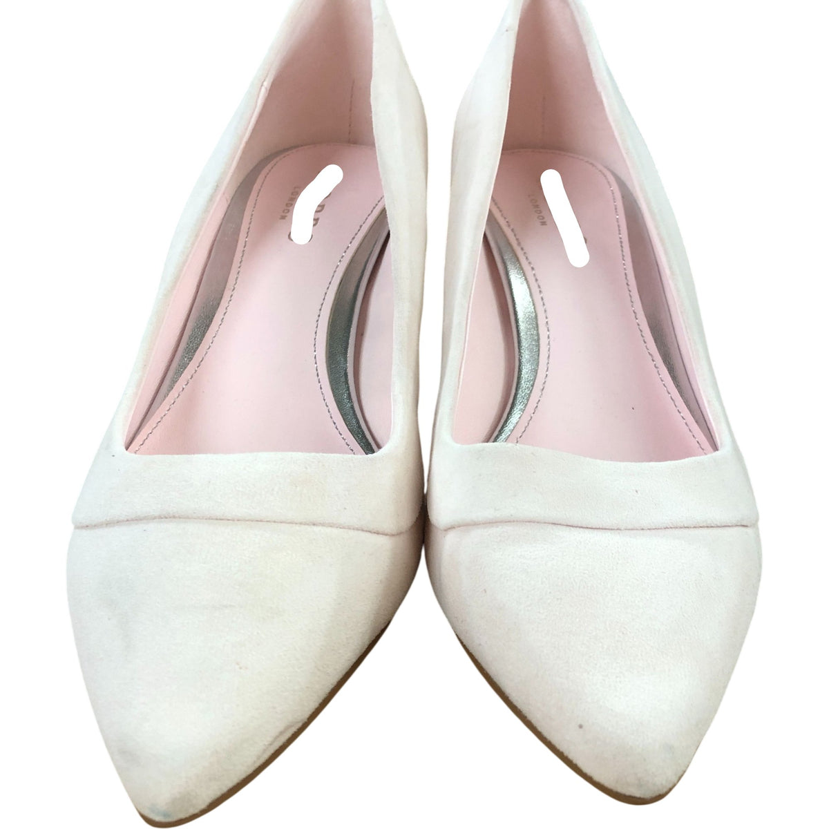 Faye Court Heels Women's Pink Fine Suede Pointed Toe Size 6