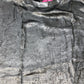 River Island Stylish Metallic Silver Blouse UK8 Women's Short Sleeve Top