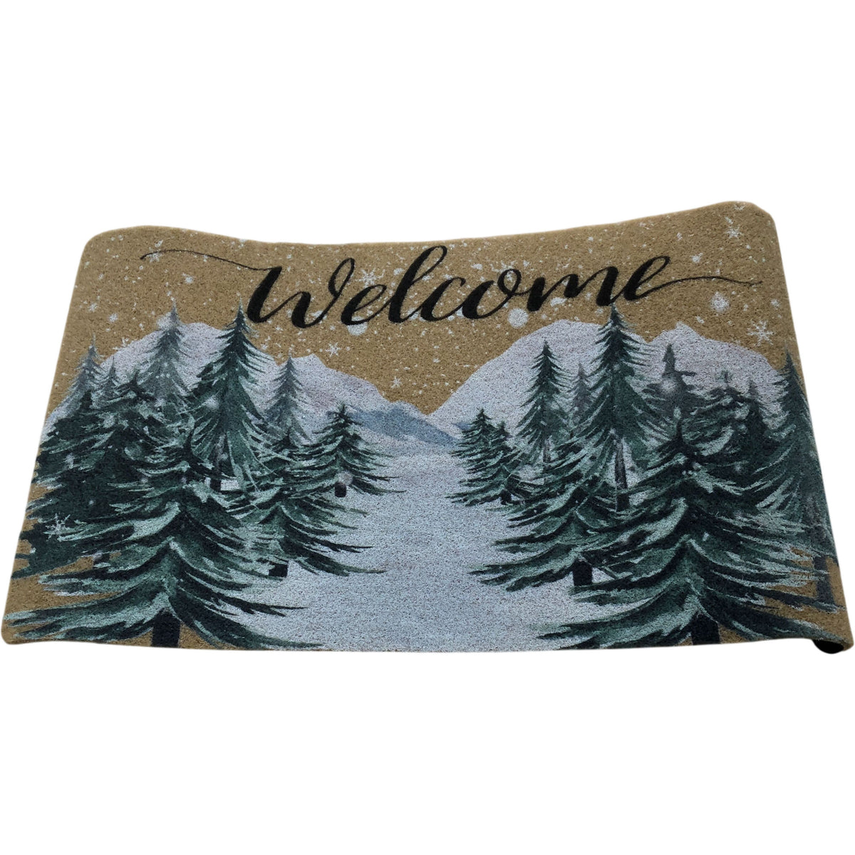 Welcome Doormat Winter Design 17 X 29 Inch