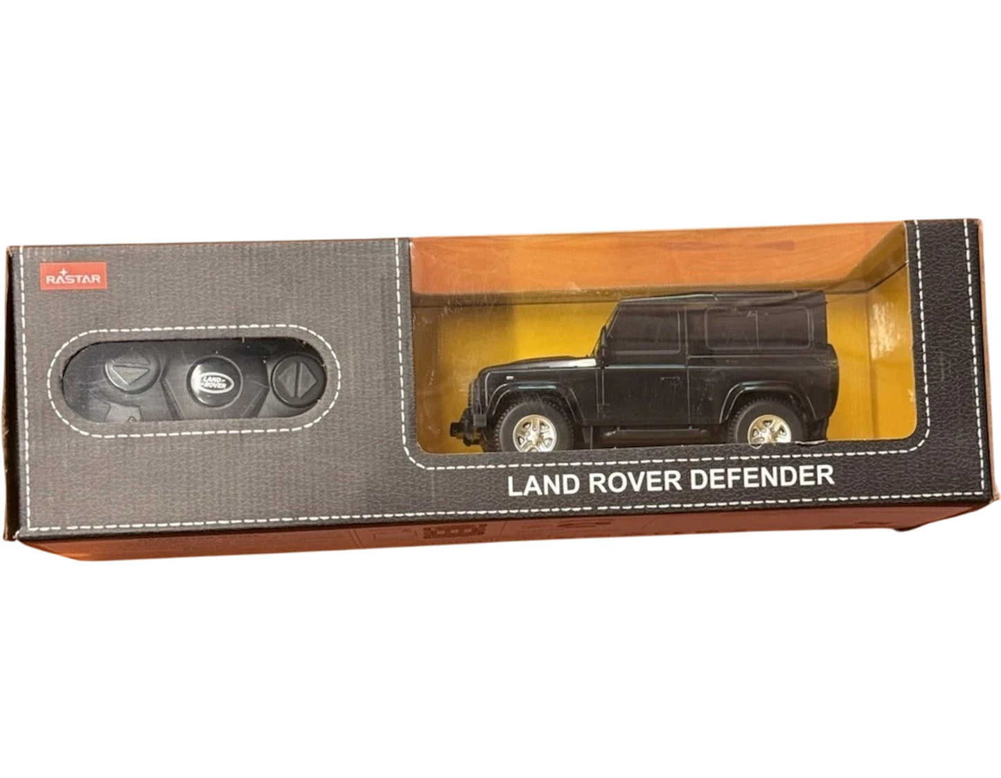 RASTAR Land Rover Defender Remote Control Car 1:24 Scale Black Model Vehicle