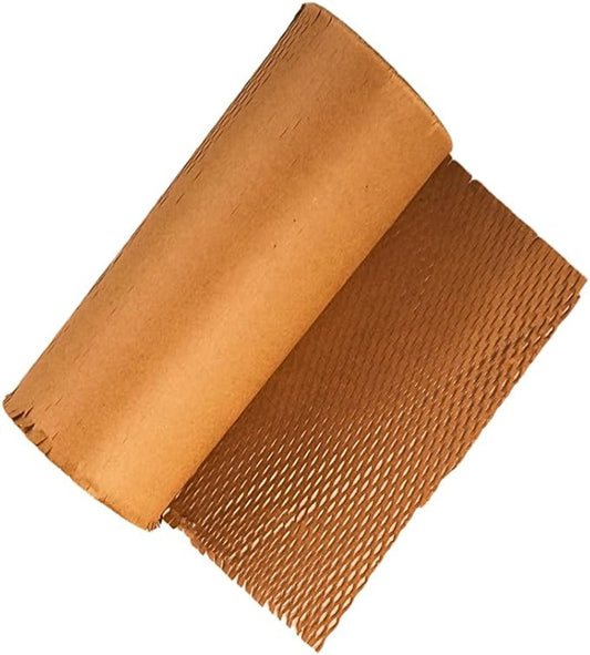PACK8 HexCush Honeycomb Protective Wrap 50M x 15inch Brown Eco Friendly