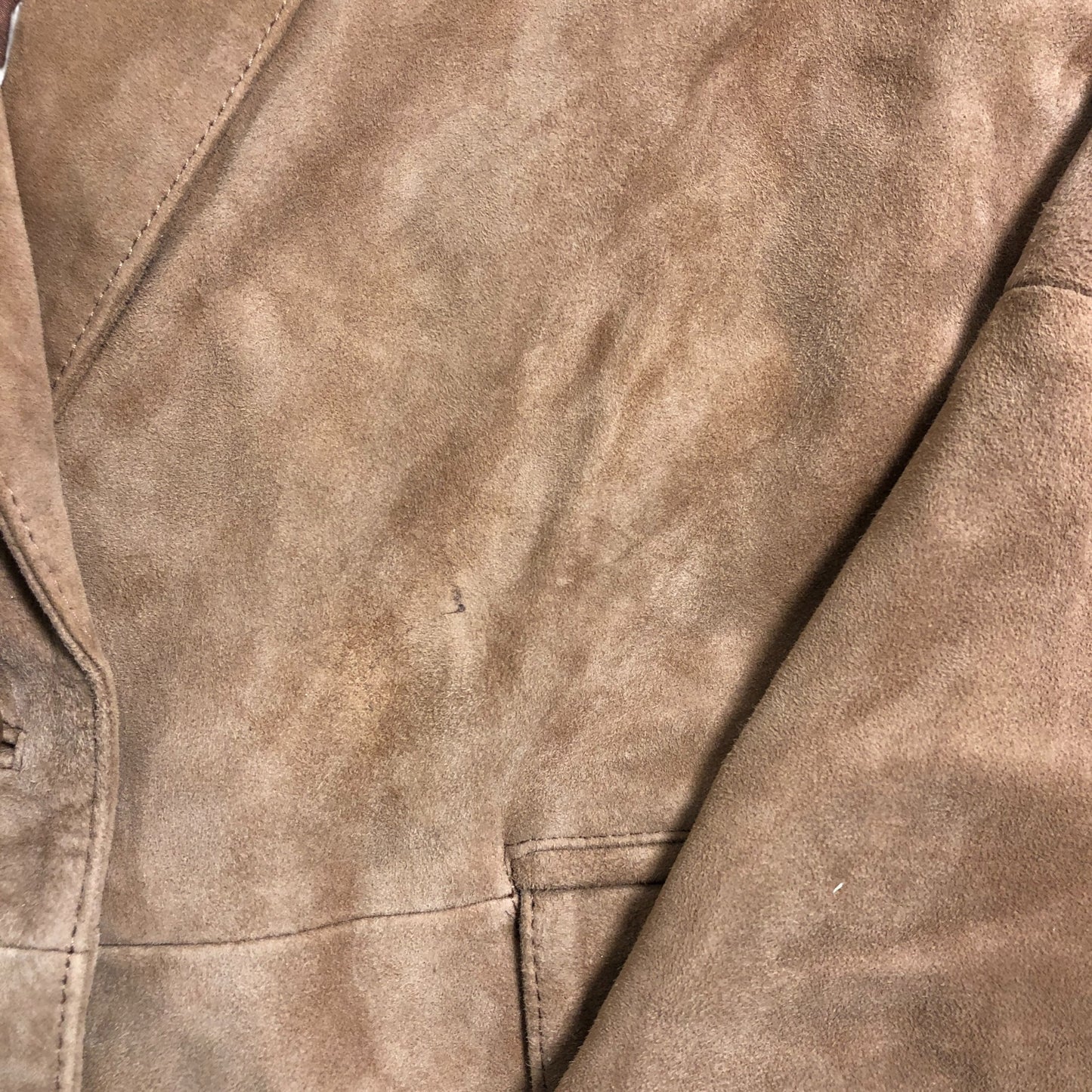 Premium M Women's Brown Suede Jacket Blazer Stylish Elegant Fashion