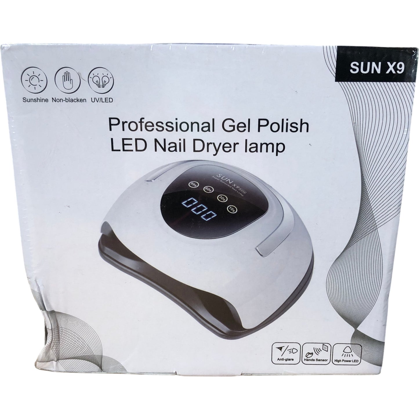 SUN X9 Professional LED UV Nail Dryer Lamp Gel Polish 220W
