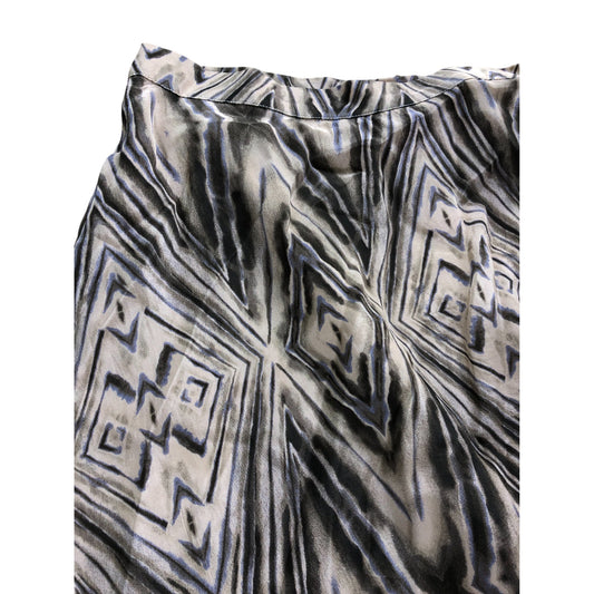 Branded Brown Geometric Skirt - Size 12