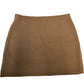 River Island Women's Camel Knitted Skirt Size L Stylish Warm Casual Wear