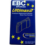 EBC Ultimax 2 DP1380 Front Brake Pads Eco Friendly for Citroen Renault 2001-06