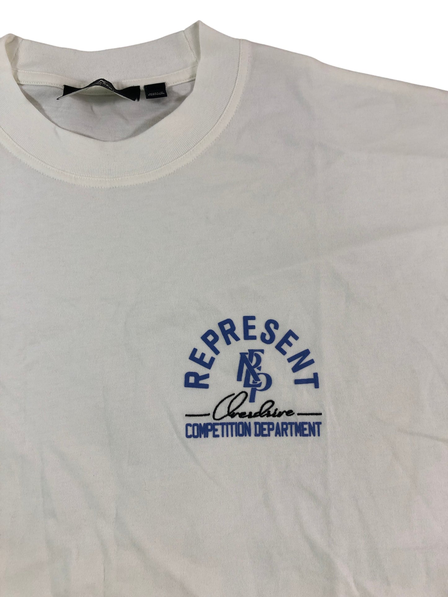 REPRESENT T-Shirt Men's White Cotton Competition Department Size Medium