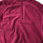 Mountain Warehouse Montana Women's Fleece Size 12 Burgundy Half Zip Sweatshirt