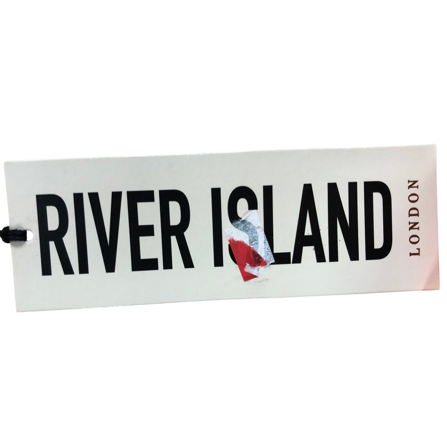 River Island Floral Print Dress UK16 Women's Long Sleeve Red White Summer