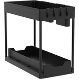 Under Sink Organizer Black Kitchen Storage Shelf Multi Tier New Design