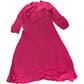 Branded Long Sleeve Maxi Dress Women's Bright Pink Viscose Rayon UK12