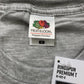 Fruit Of The Loom Ringspun Premium T-Shirt M Men Heather Grey Short Sleeve
