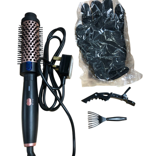 Branded Hair Styling Comb Model WTUK-167 New Thermal Brush with Accessories