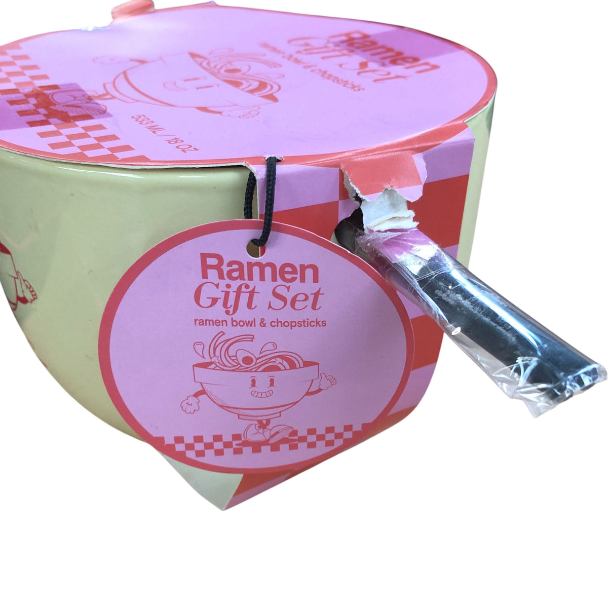Ramen Gift Set Bowl And Chopsticks 533ml 18oz Unique Kitchen Dining