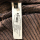 Massimo Dutti Sleeveless Top Women's Striped Silk Blend Dark Brown M UK12-14