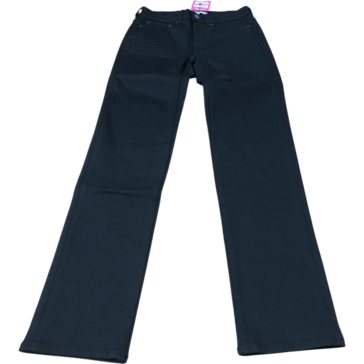 Women's Black Stretch Trousers UK Size 8 Slim Fit Cotton Blend