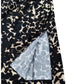 River Island Women's Black And Cream Animal Print Maxi Skirt Size UK16 Stretchy
