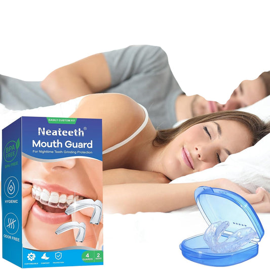 Neateeth Mouth Guard Custom Fit Nighttime Teeth Grinding Protection 4 Guards