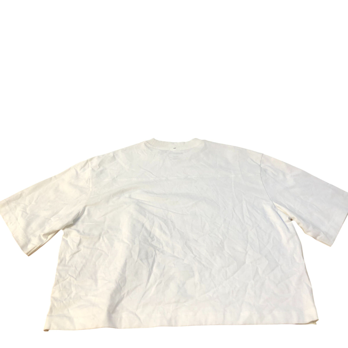 River Island Luminis Studios T-Shirt Men's White Casual Boxy Fit Medium