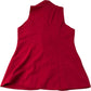River Island Smart Casual Red Vest Women's Elegant Tailored Design with Pockets