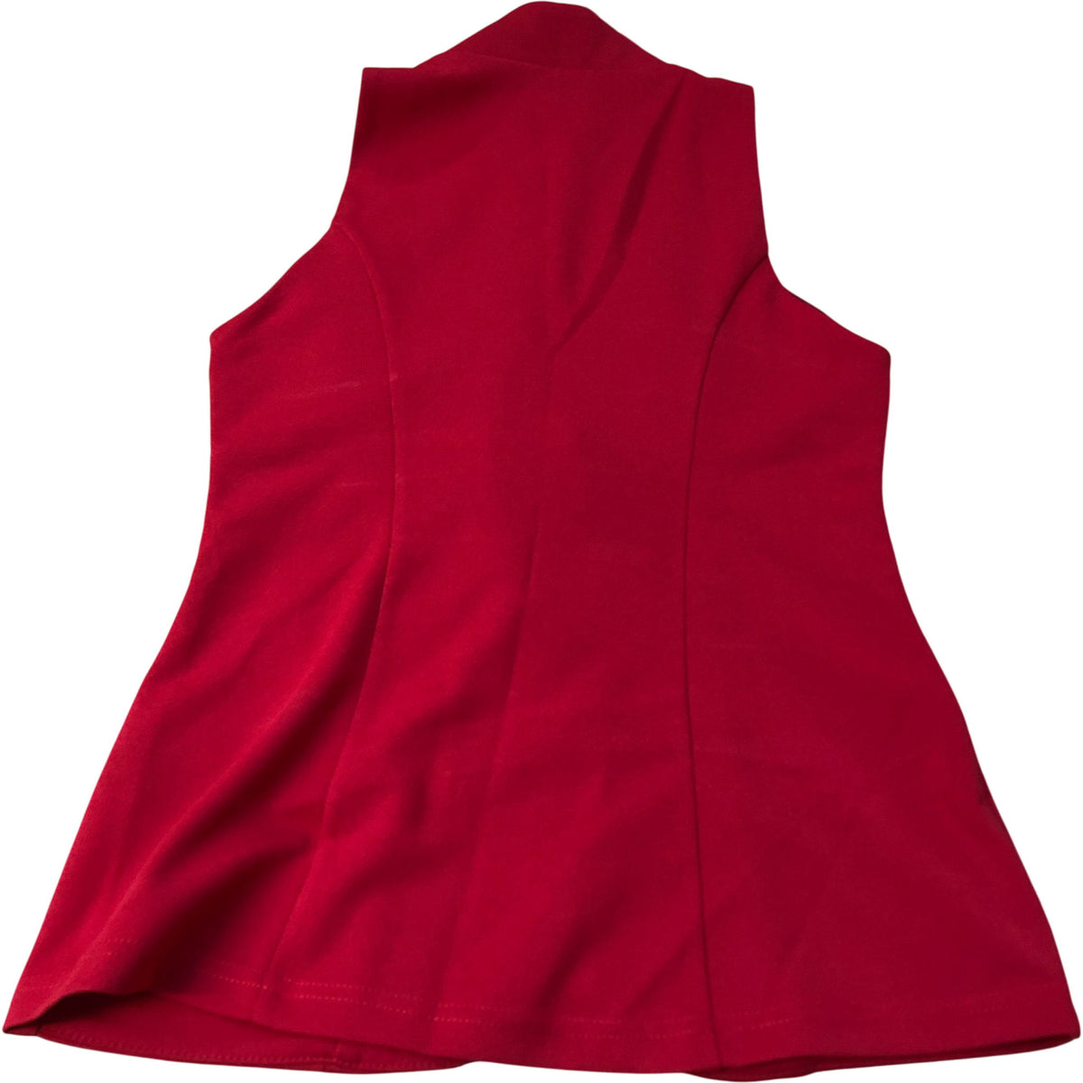 River Island Smart Casual Red Vest Women's Elegant Tailored Design with Pockets