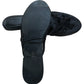 Black Floral Slip On Flats Women's Mesh Embellished Design UK4