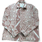 River Island Size M Cotton Aztec Print Button Front Overshirt