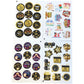Happy New Year Self Adhesive Stickers 48Pcs