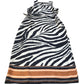 Branded Women's Zebra Print Midi Dress UK12 Sleeveless Polyester Chic Style