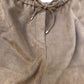 Women's Trousers Comfort Fit Soft Faux Suede Brown Casual