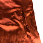 Rewritten Porto Dress L Women's Burnt Orange Satin One Shoulder Evening Gown