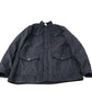 Men's Brown Polyester Casual Jacket with Pockets XL