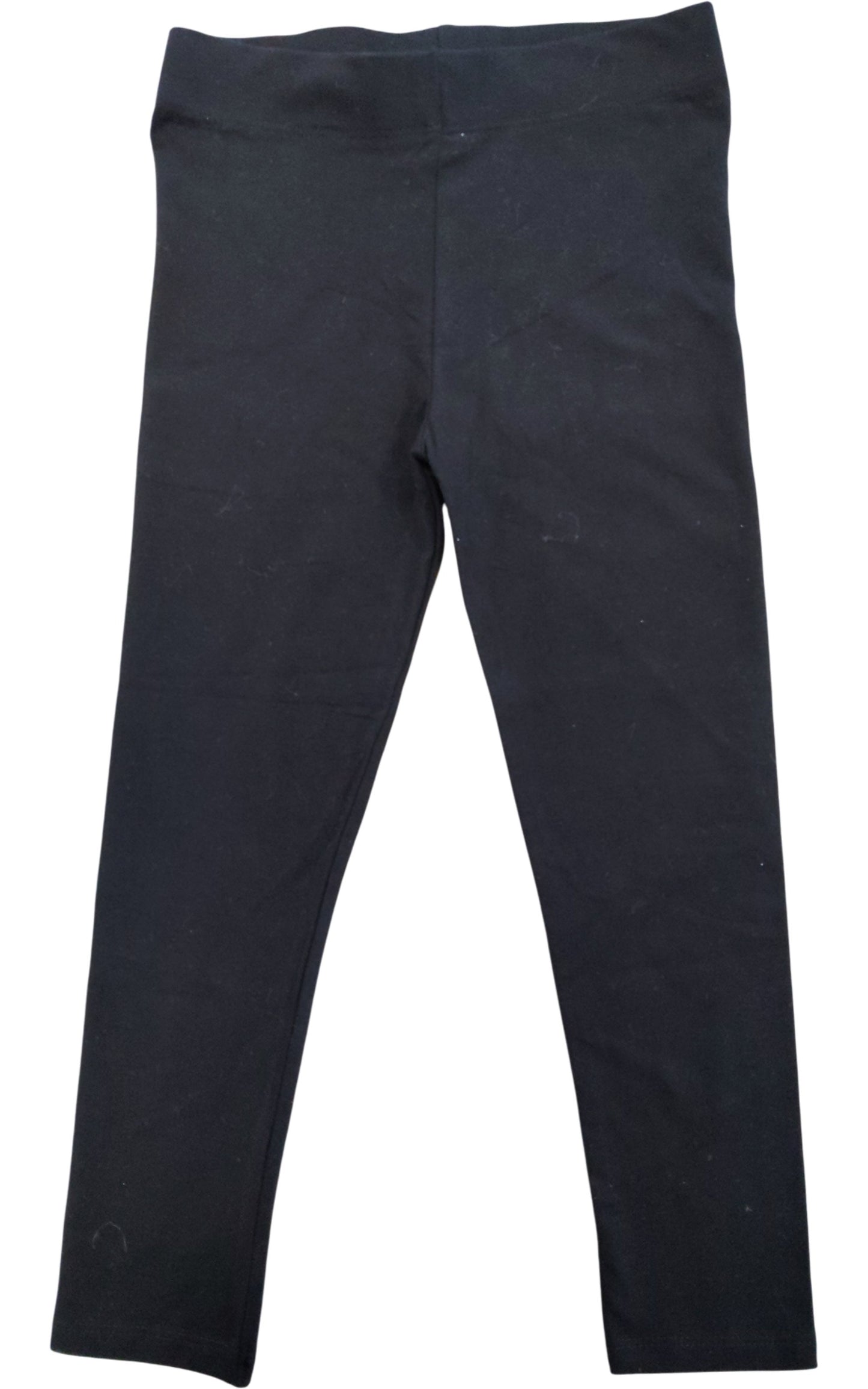 River Island Black Leggings UK5 6 Years Girls Comfortable Cotton Blend