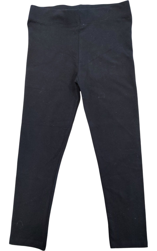 River Island Black Leggings UK5 6 Years Girls Comfortable Cotton Blend