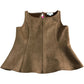River Island Girls Brown Suede Sleeveless Top 7-8yrs