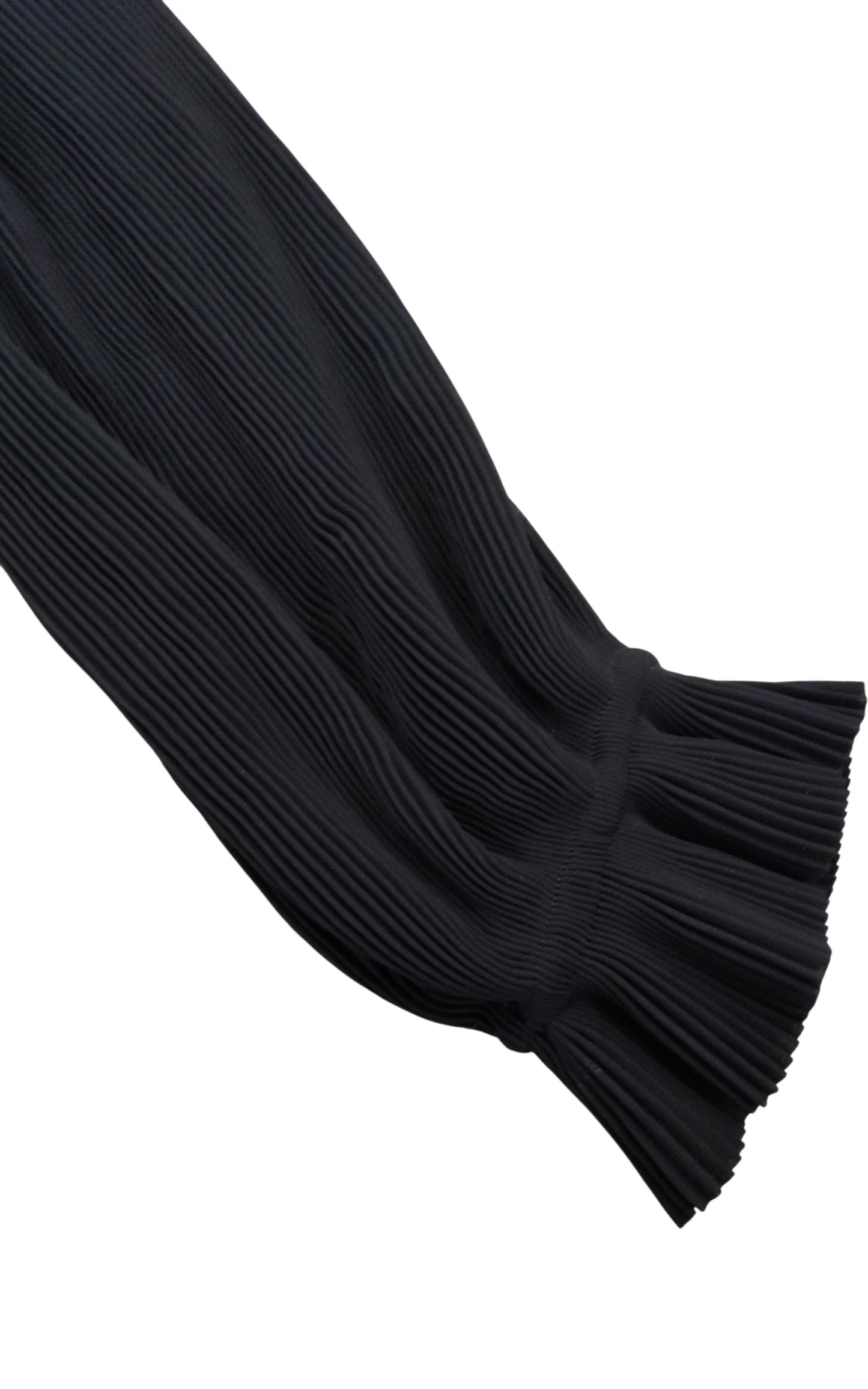 Long Sleeve Black Velvet Dress UK18 Women's Elegant Evening Wear