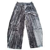 River Island Velvet Trousers UK18 Women's Stylish Wide Leg Soft Fabric Grey