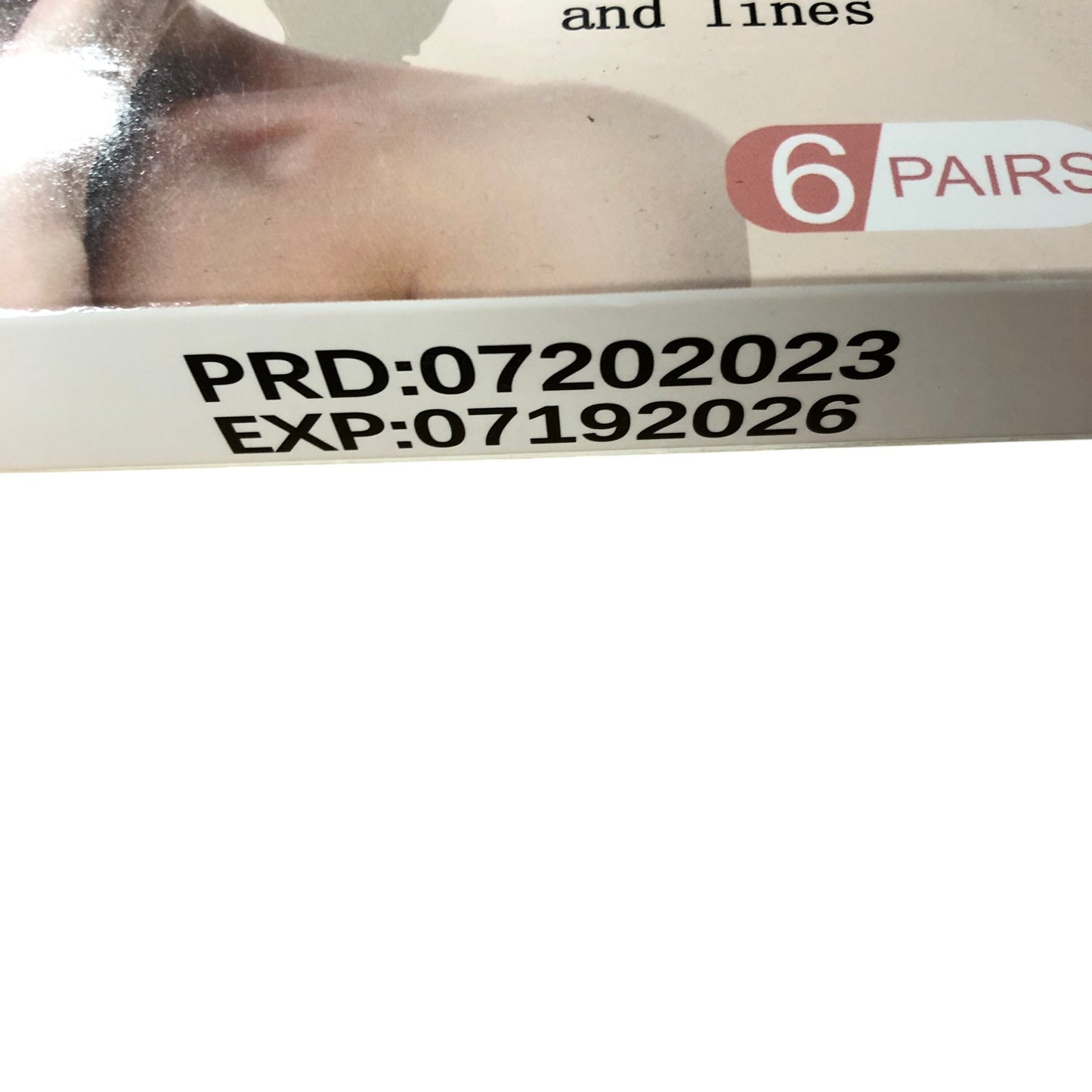 Yurhersu Wrinkle Patches 6 Pairs Anti Aging Facial Face Pads Repair Lines