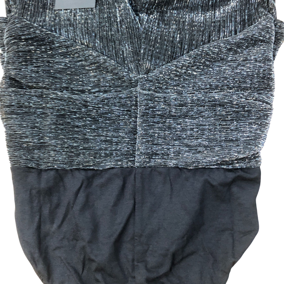 River Island Sparkly Bodysuit Women's Party Wear Black V Neck Strappy