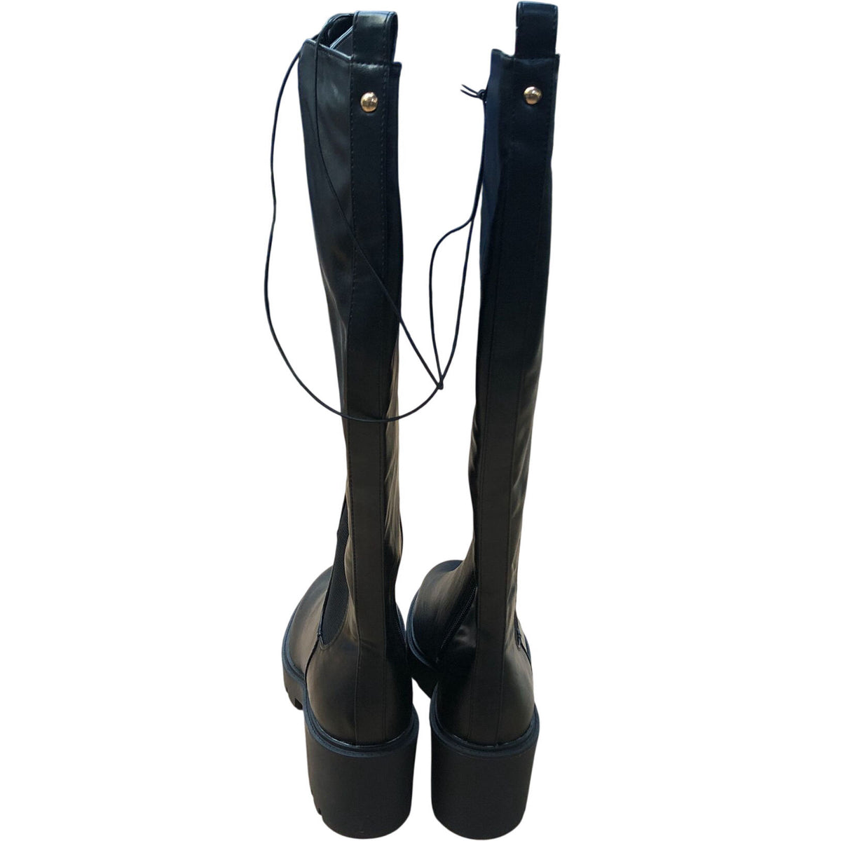 Chunky Heel Knee High Boots Women's Fashion Size UK5