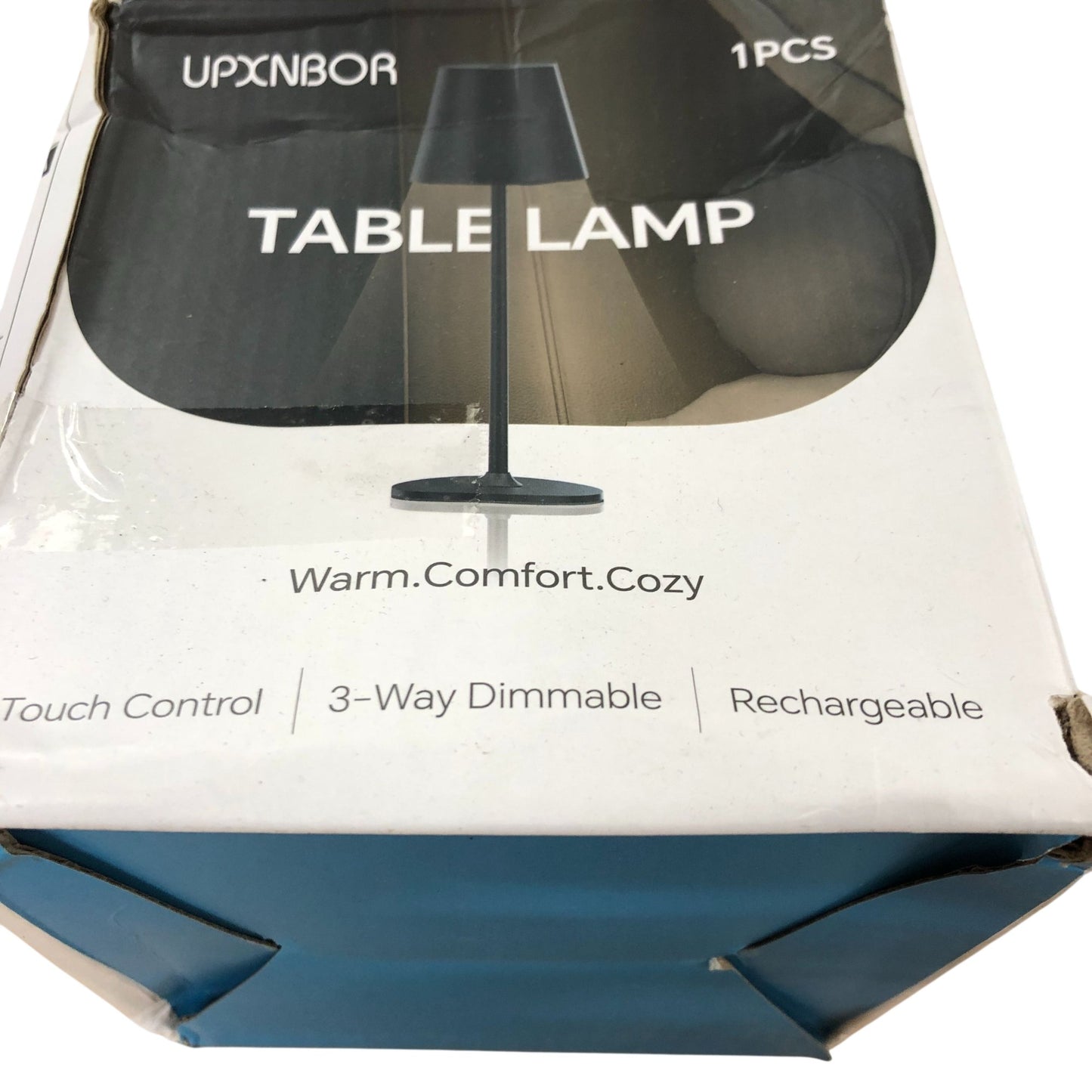 UPXNBOR Table Lamp Touch Control Rechargeable 3 Way Dimmable Warm Cozy