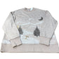 Sweatshirt Women’s Glitter Mountain Design Size L Casual Long Sleeve