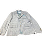 River Island Studios Light Grey Checked Blazer UK40R Men's Casual Smart Jacket