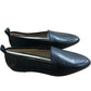 Flattered Casjsa Black Leather Women’s Flats Stylish Pointed Toe Slip On UK4