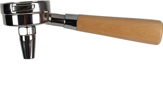 Quality Coffee Portafilter With Wooden Handle Compatible With Espresso Machines