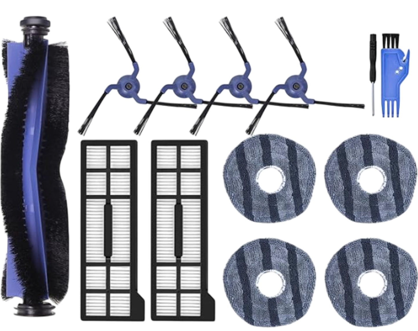 16 PCS x10 Pro Eufy Omni Replacement Filter NFW Compatible Vacuum Accessories