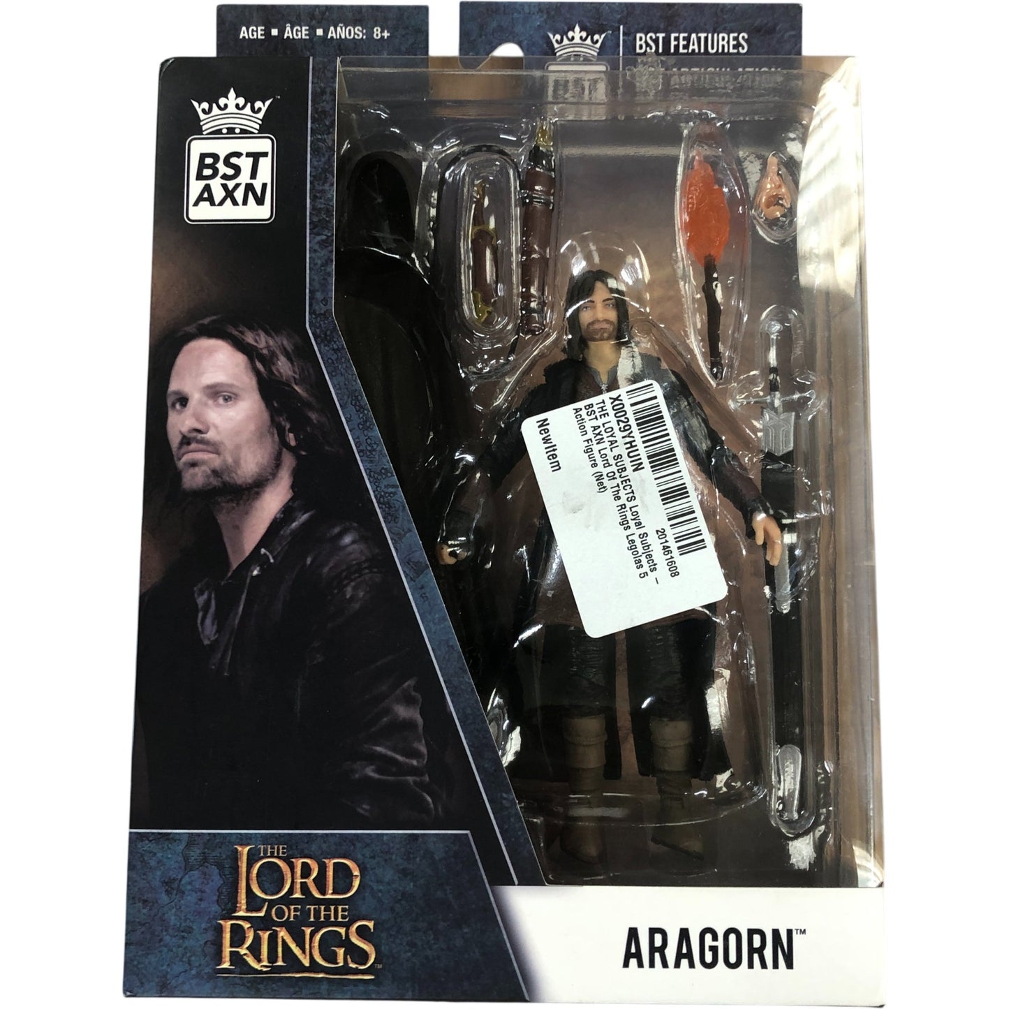 BST AXN The Lord Of The Rings Aragorn Action Figure 31 Points Of Articulation