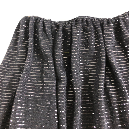 River Island UK6 Women's Black Sequin Elasticated Strapless Dress