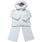 River Island Kids Cream Knitted Cable Knit Jumper & Trousers Set 18-24M