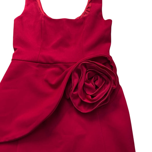 River Island Skater Dress Red Floral Detail